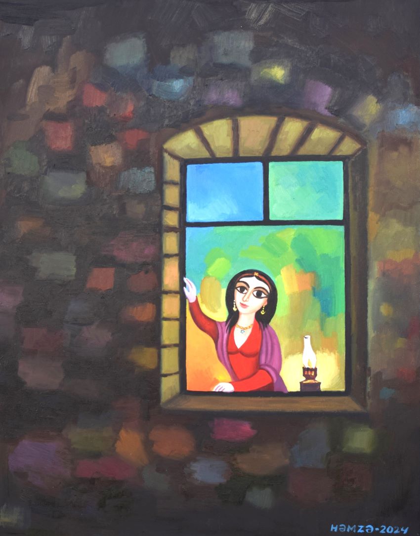 Khamza Abdullayev - 80x100 - 2024