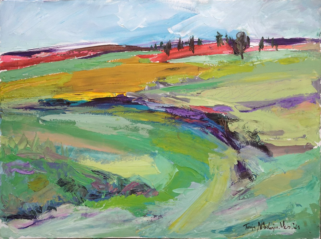 Tanja Nikolajević Veselinov - 80x60 - 2021